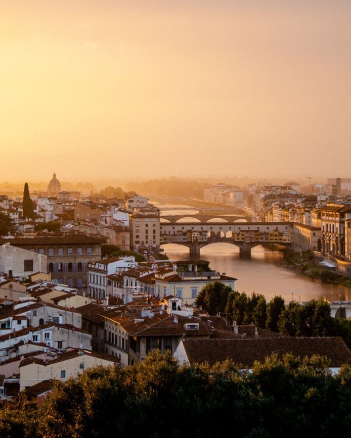 Toskana Florenz Piazzale Michelangelo