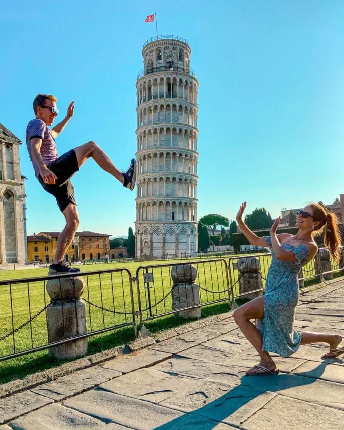 Toskana Schiefer Turm von Pisa