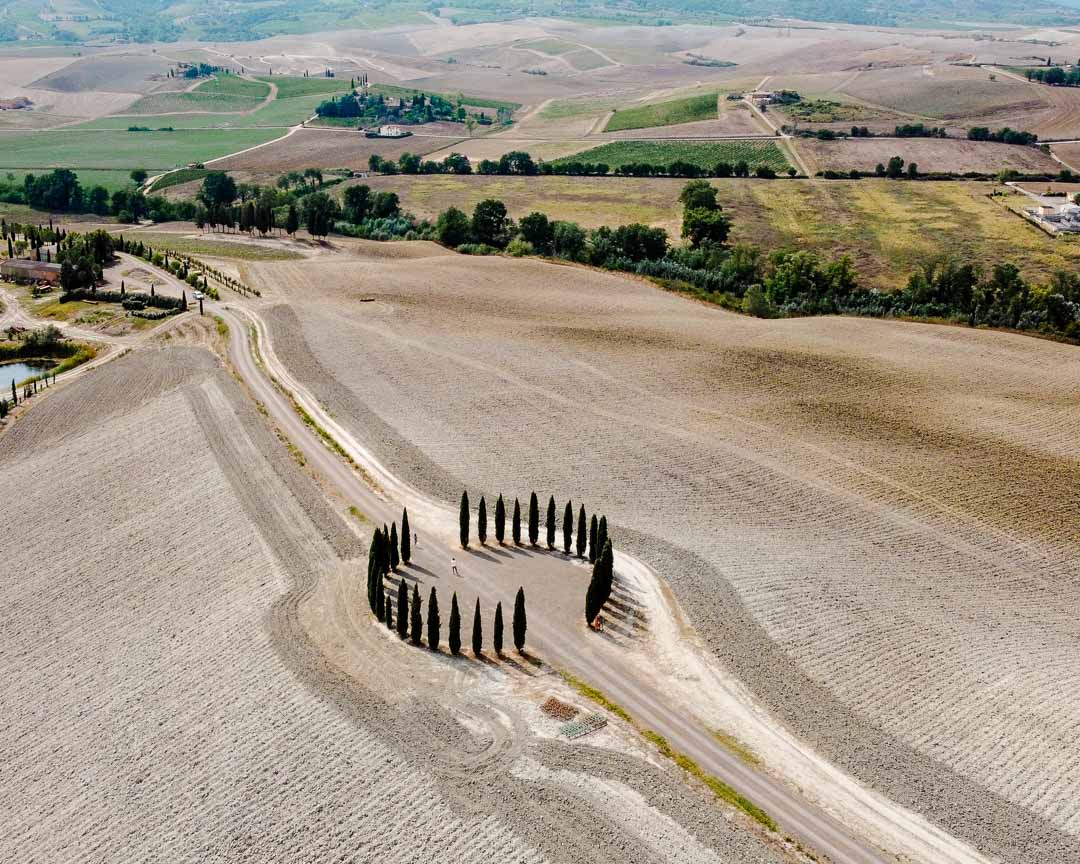 val dorcia zypressenlandschaft toskana Val d'Orcia Zypressenlandschaft Toskana