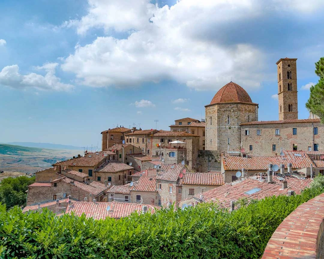 volterra toskana ausblick
