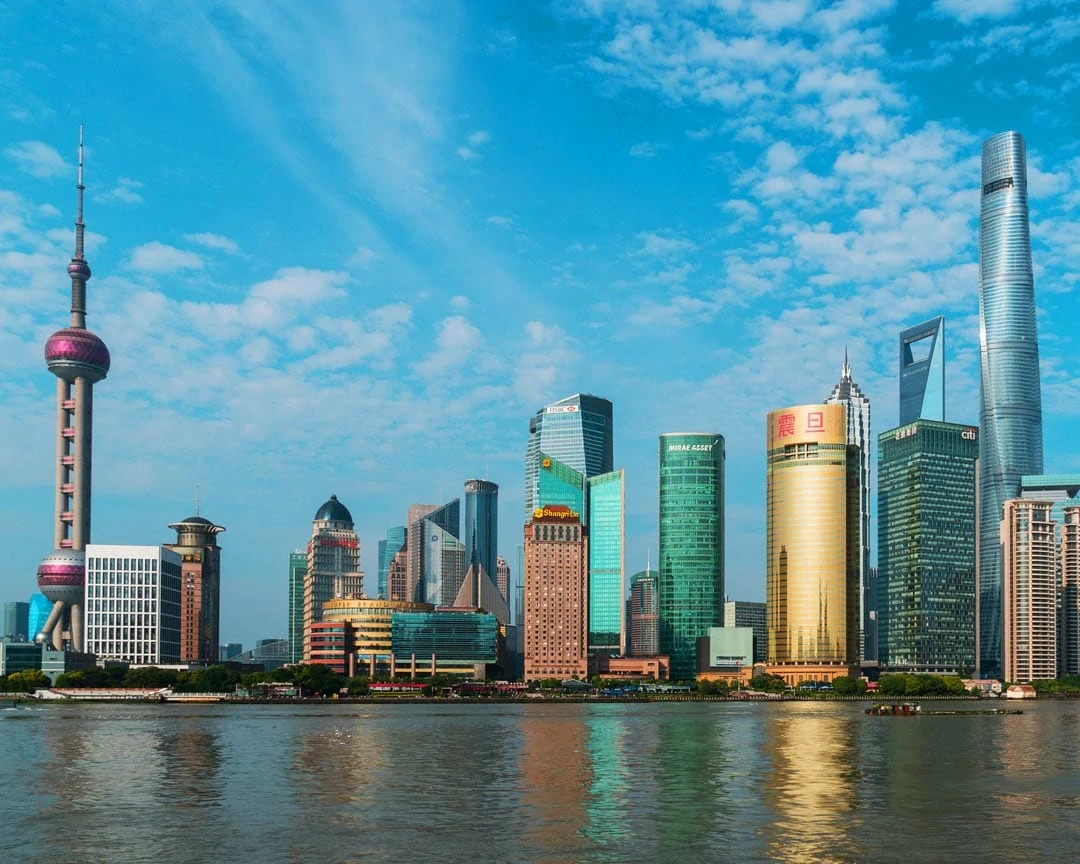 china shanghai skyline china shanghai skyline