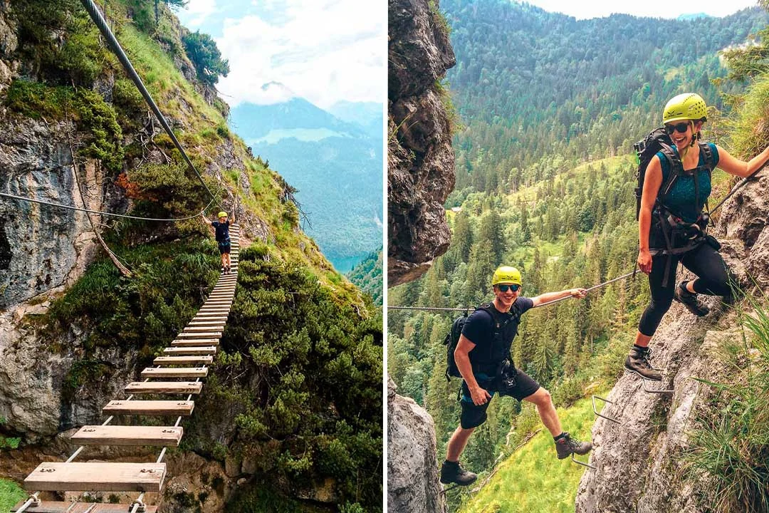 freizeitaktivitaeten deutschland gruenstein klettersteig