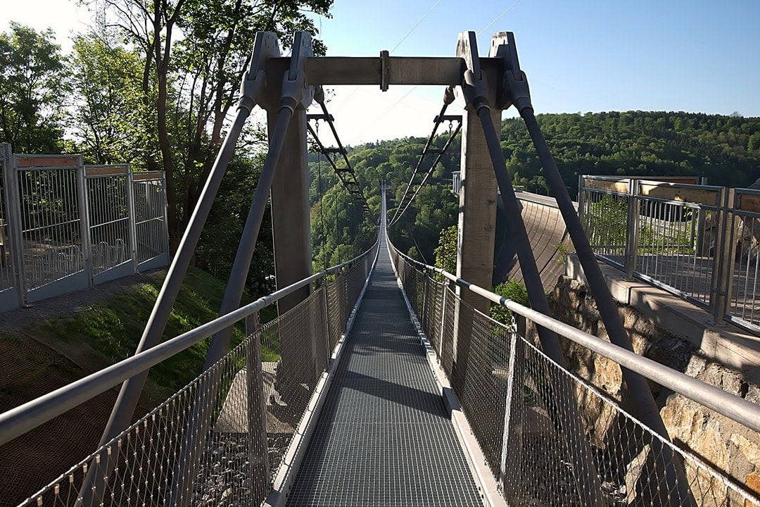 Freizeitaktivitäten Deutschland: Hängebrücke im Harz