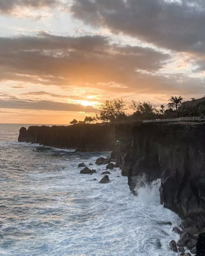 la reunion cap mechant sonnenuntergang