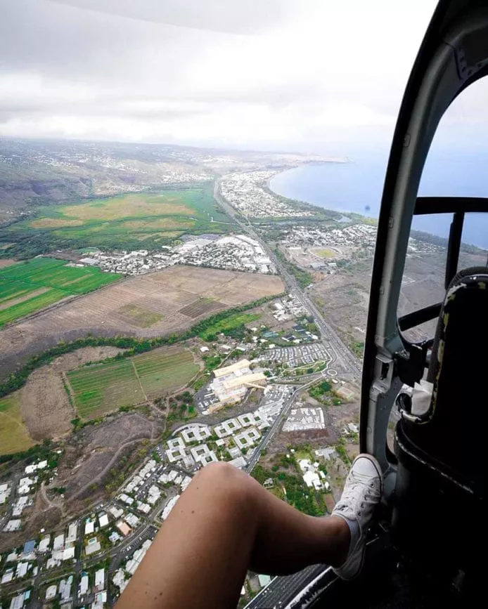 la reunion helikopter flug