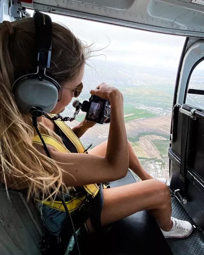 la reunion helikopter open door flight