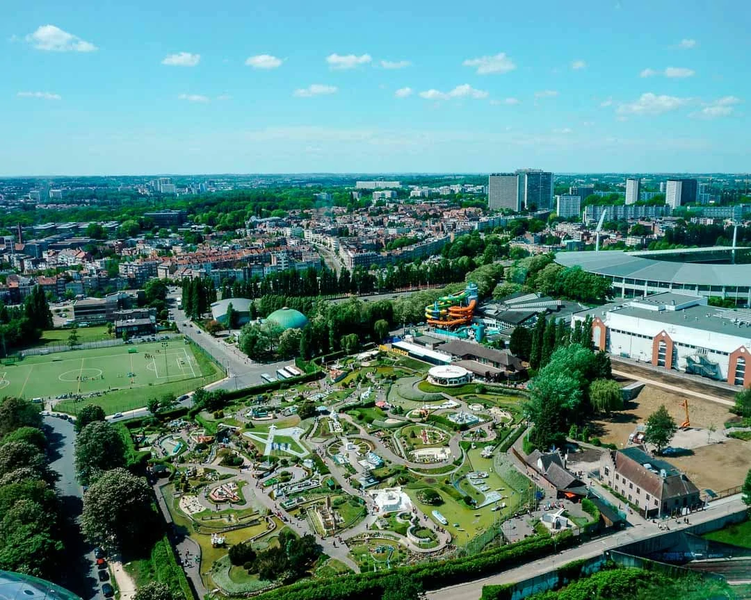 bruessel atomium ausblick
