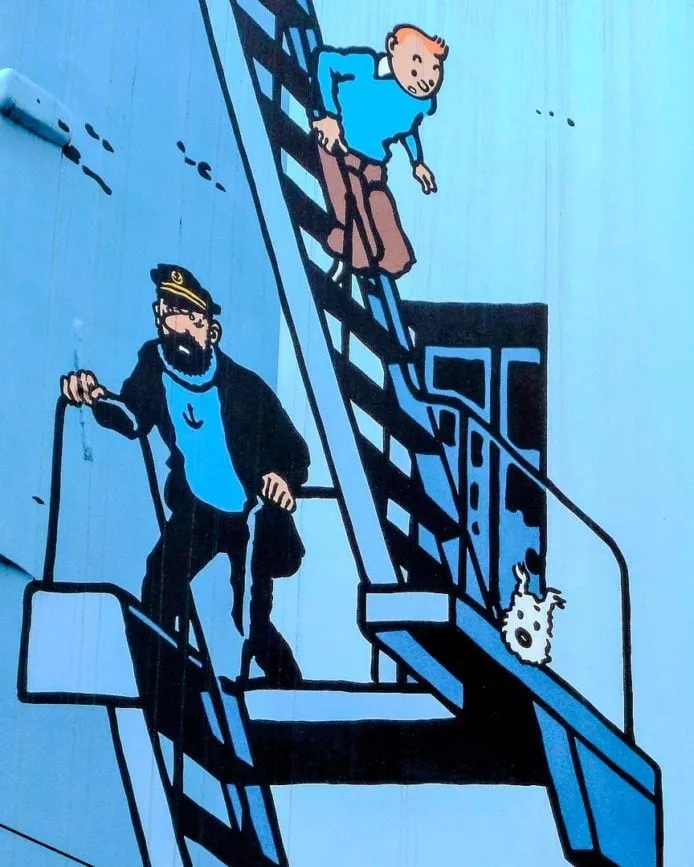 bruessel streetart comics