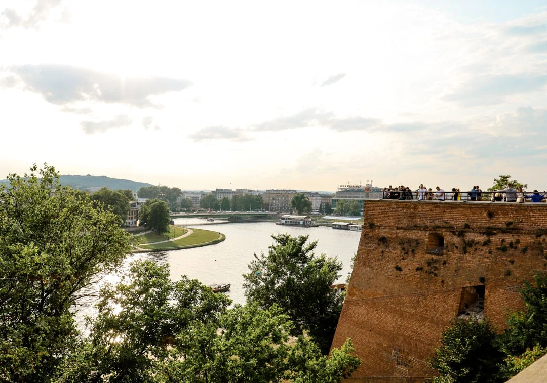 Krakau Ausblick von Burg Wawel