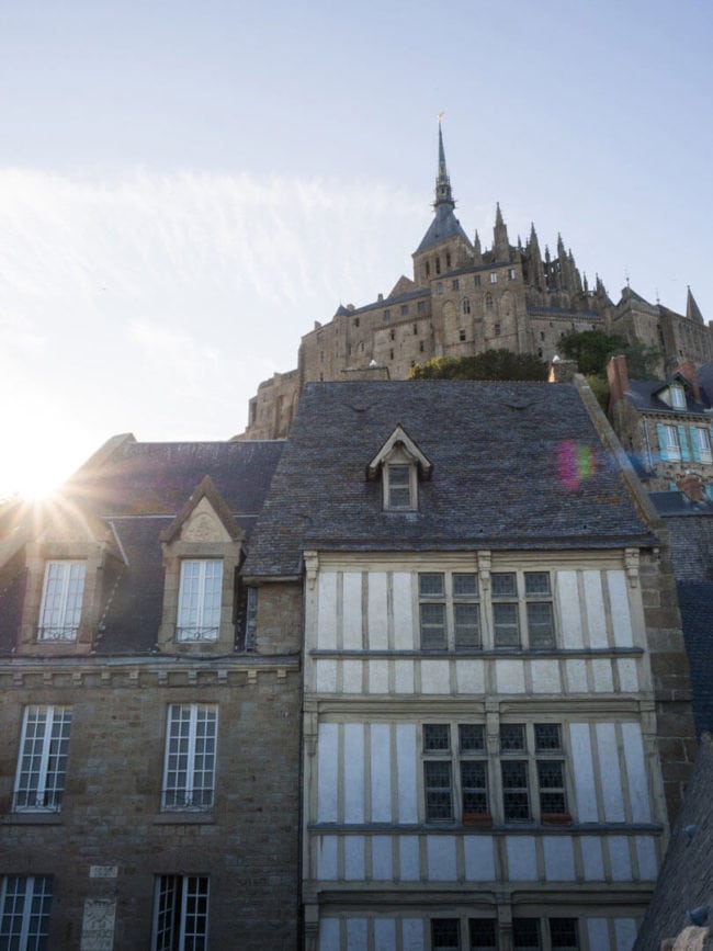 normandie mont saint michel auf der insel
