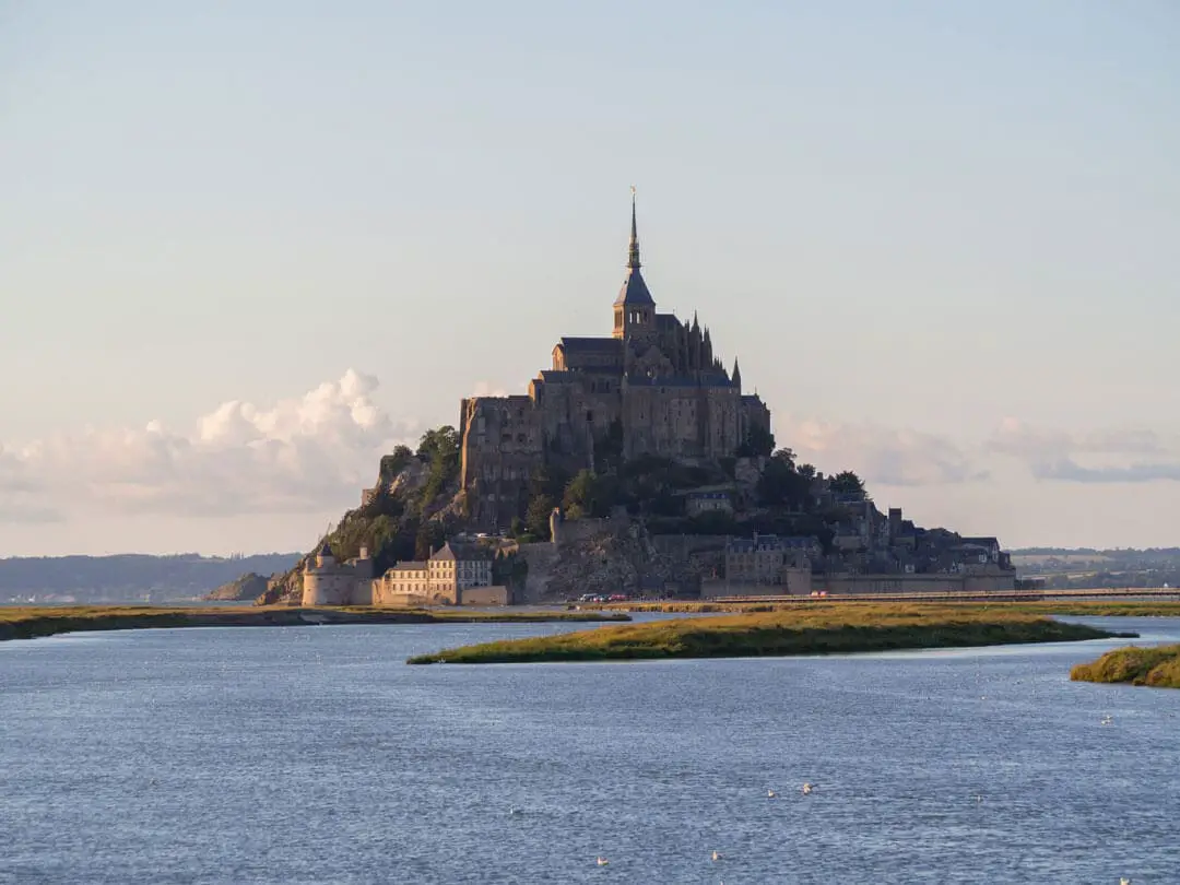 Normandie Mont Saint Michel flut