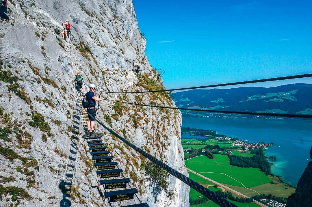 oesterreich drachenwand klettersteig bruecke