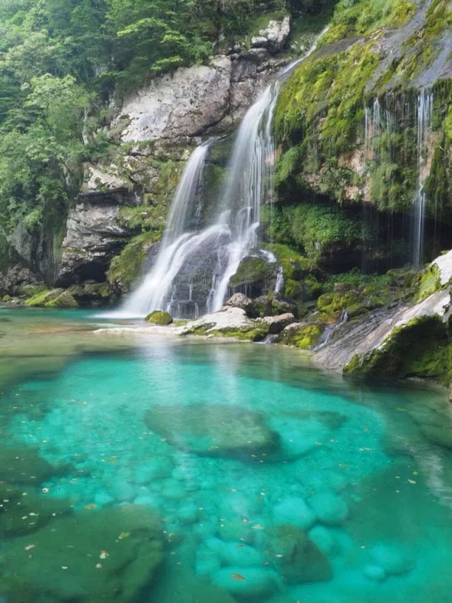 soca tal slowenien virje wasserfall