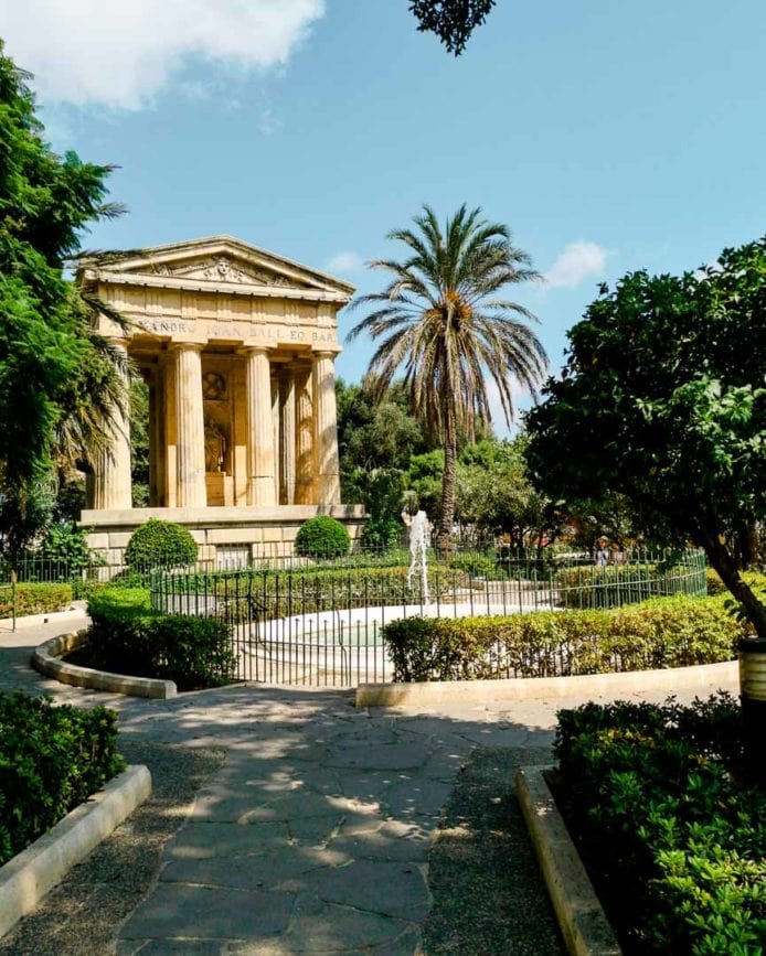 valletta Lower Barrakka Gardens