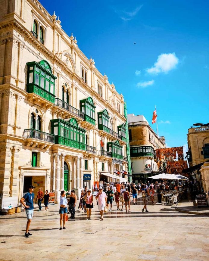 Valletta Platz beim City Gate