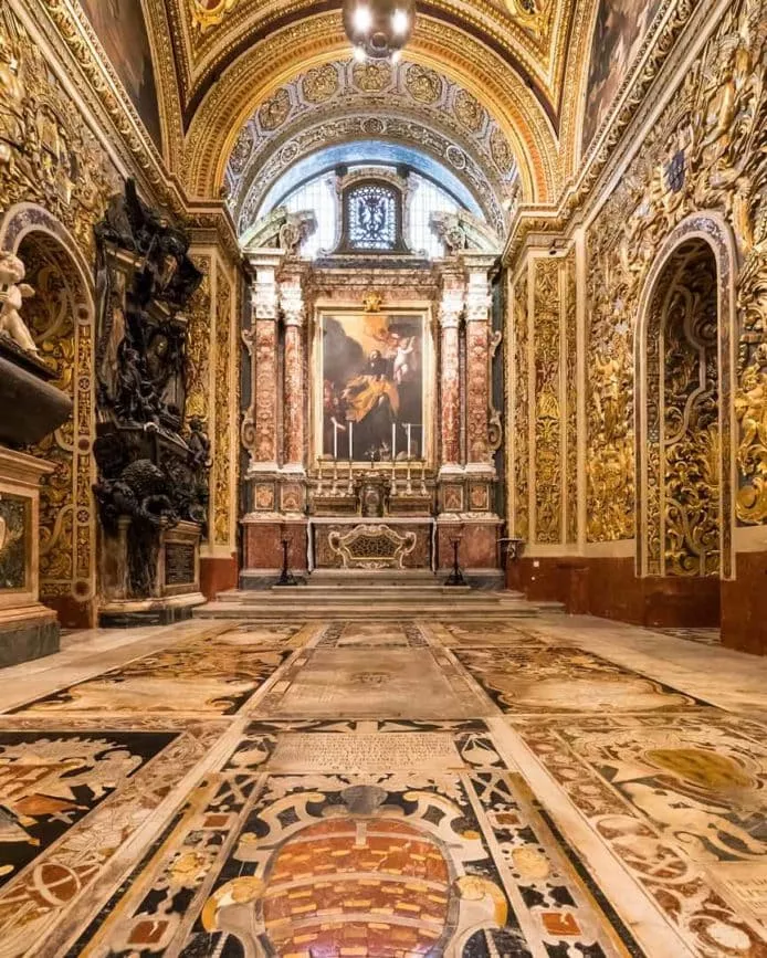 Valletta St. John´s Co-Cathedral innen