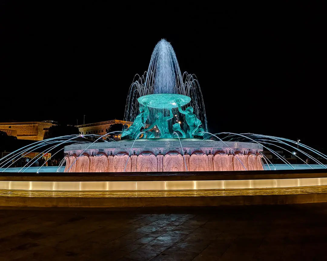 Valletta Tritonenbrunnen