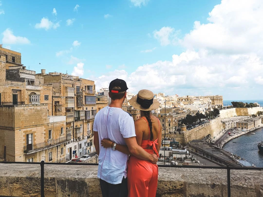 valletta Upper Barrakka Gardens aussicht