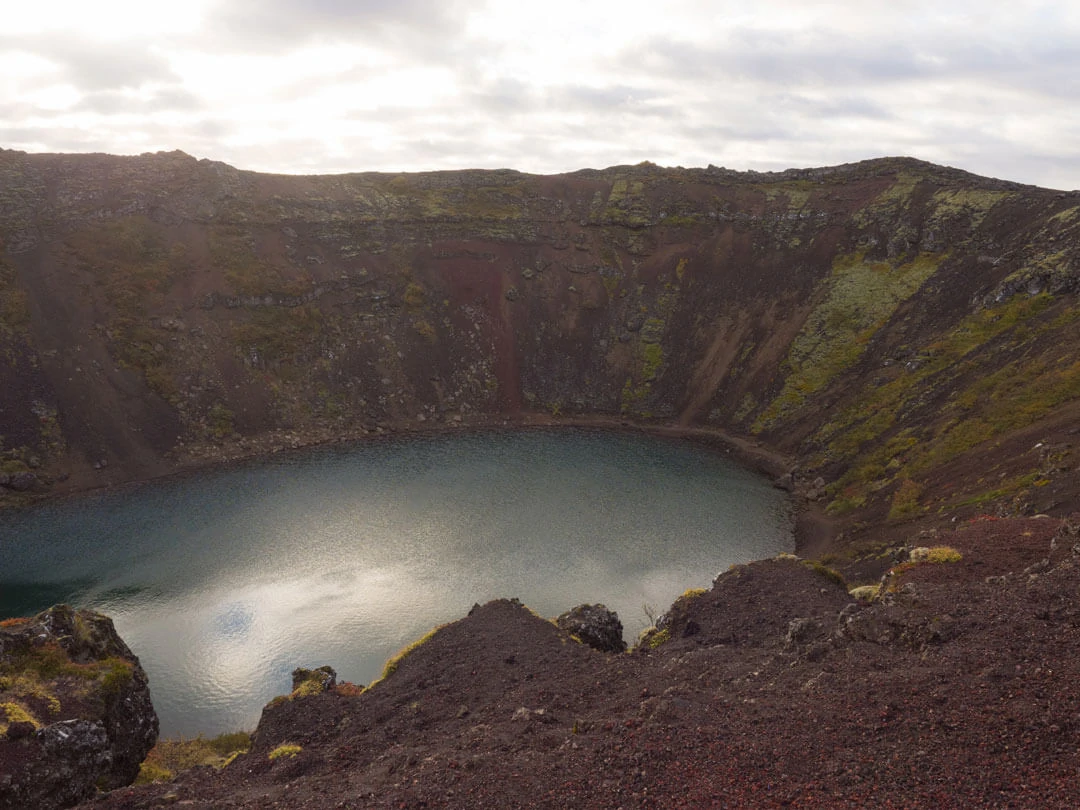 golden circle kerid vulkankrater