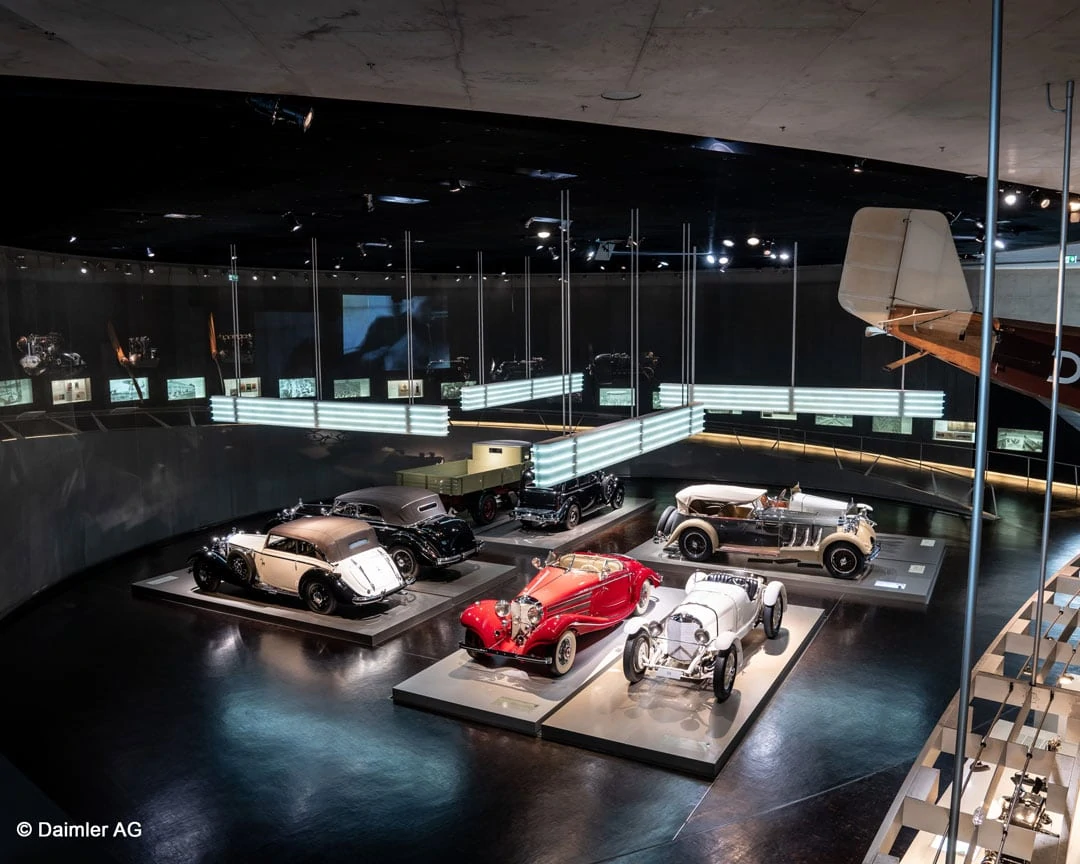 mercedes benz museum innen