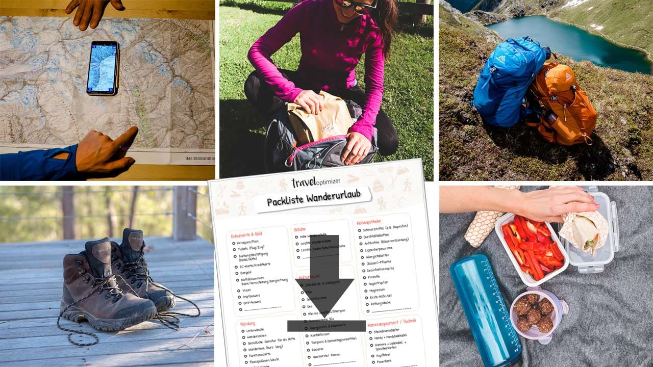 Packliste Wandern