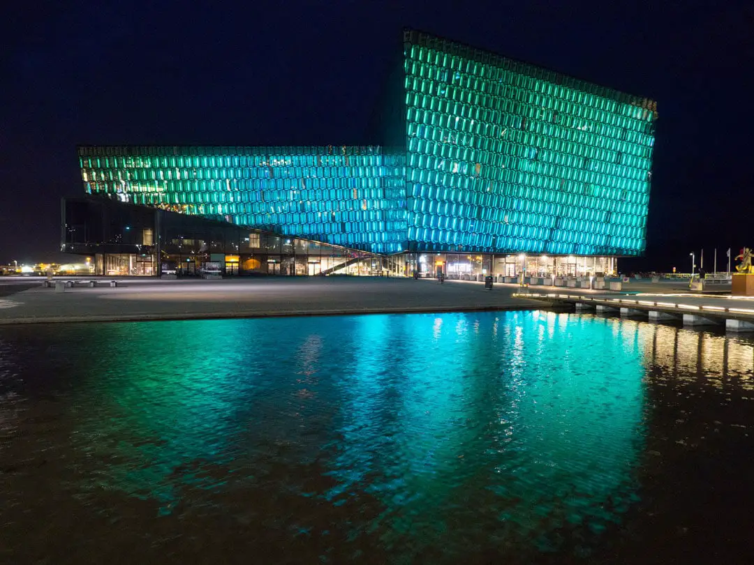 Reykjavik Harpa Hafen