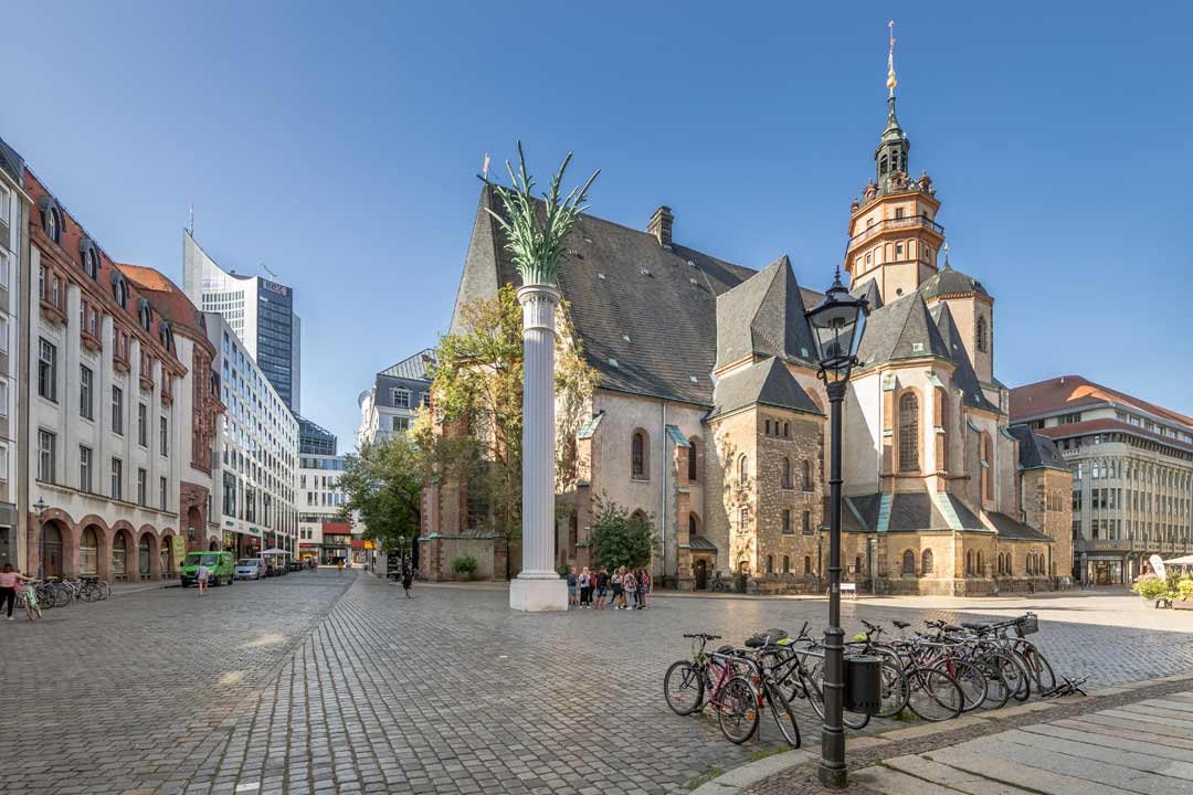 Nikolaikirche Frühling Architektur Freizeit Kultur Musikstadt Friedliche Revolution Philipp Kirschner