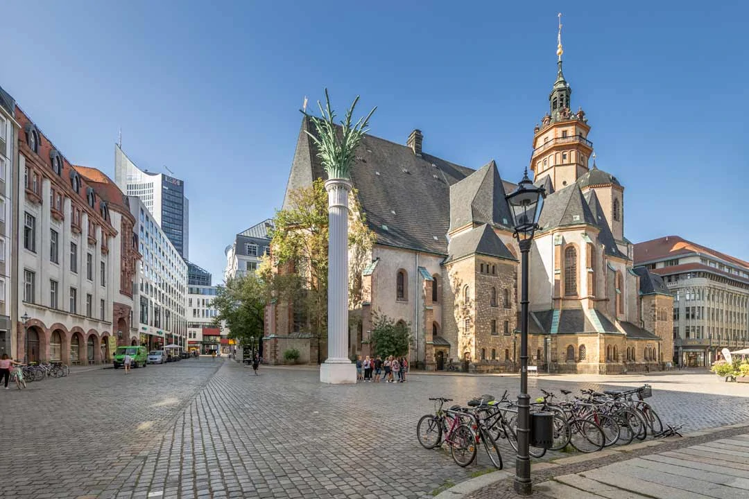 Nikolaikirche Frühling Architektur Freizeit Kultur Musikstadt Friedliche Revolution Philipp Kirschner