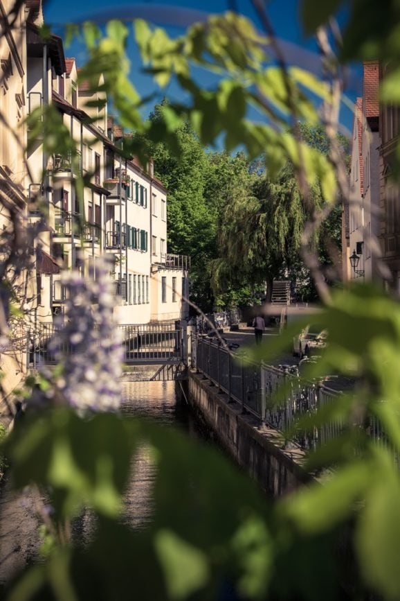 Altstadt Augsburg und Lechkanal