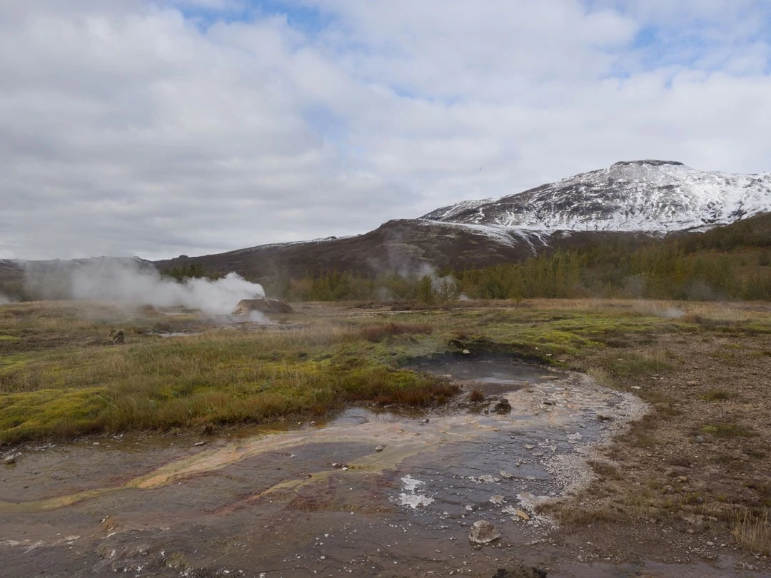 golden circle strokkur geothermales feld