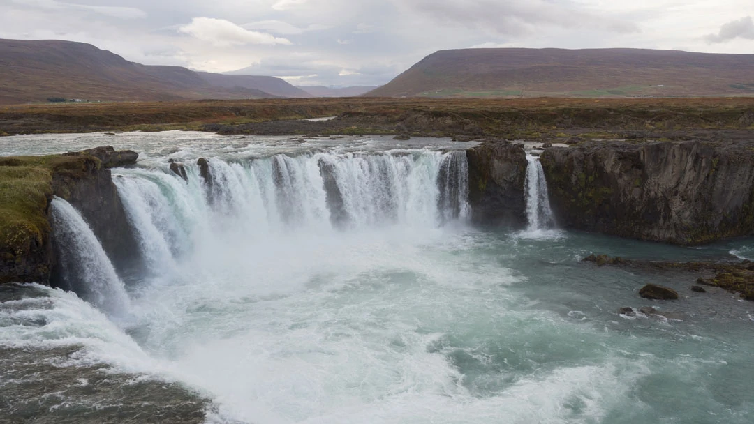 island godafoss wasserfall