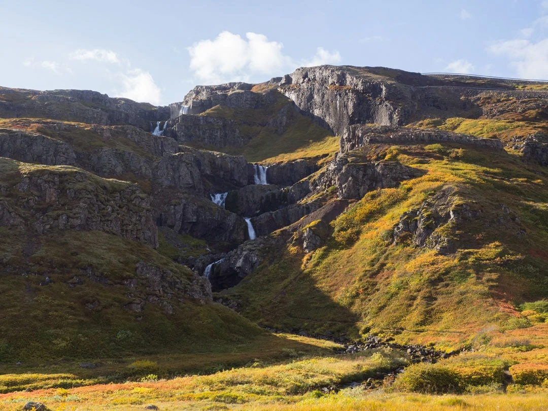 island klifbrekku wasserfall