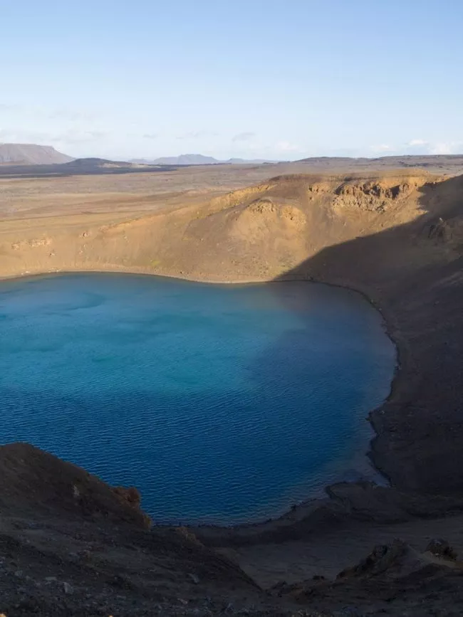 island viti vulkankrater