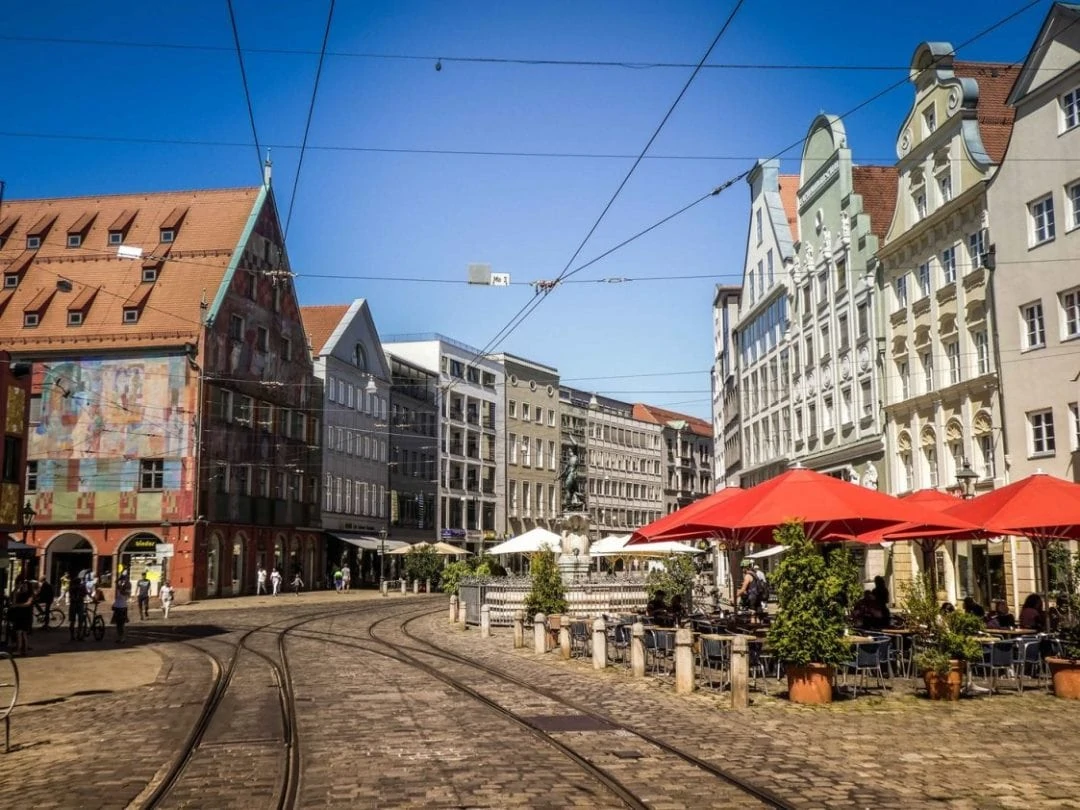 moritzplatz und weberhaus augsburg