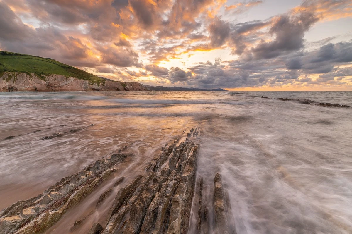 Nordspanien Zumaia Küste