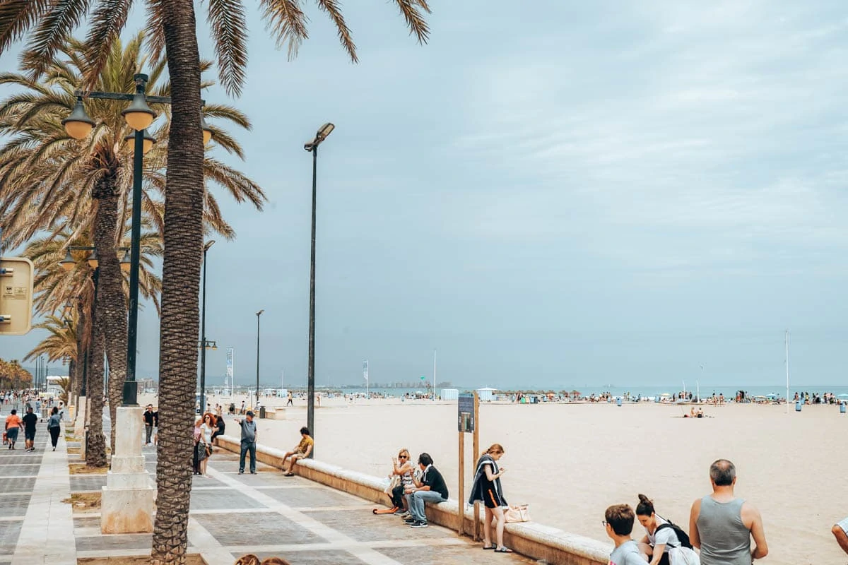 valencia strandpromenade