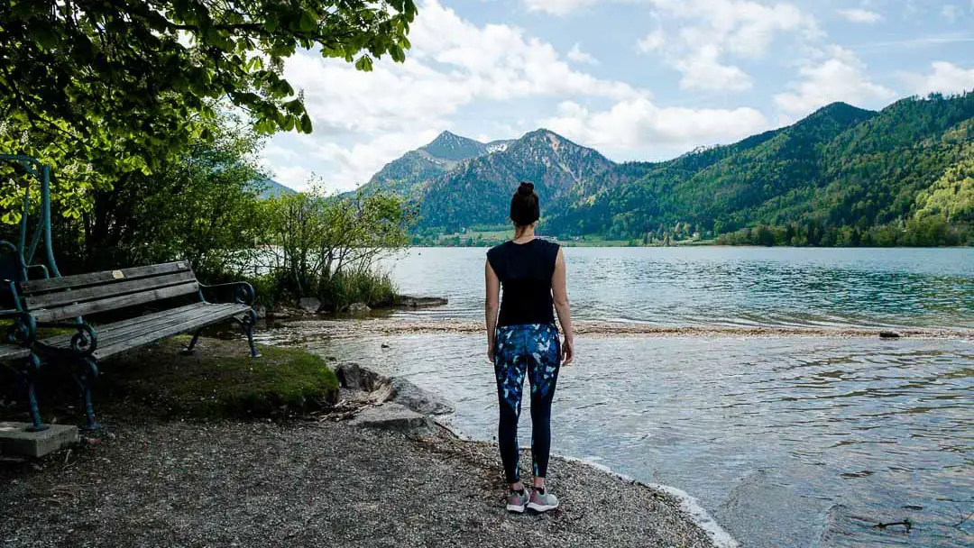 Blick vom Schliersee zur Brecherspitz