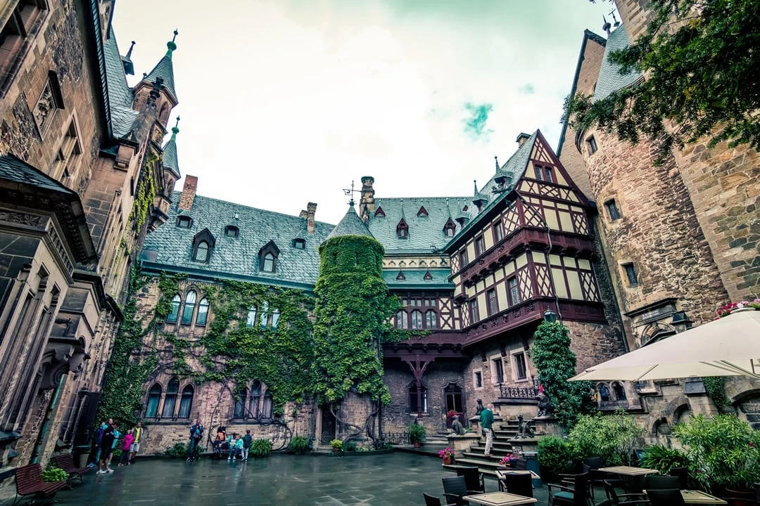 innenhof schloss wernigerode