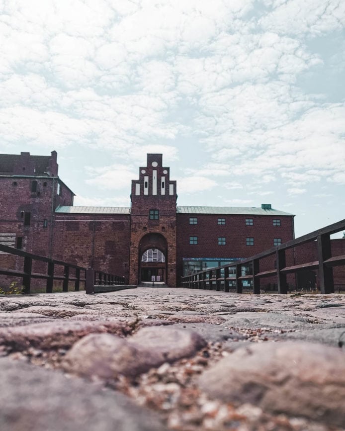 Malmö Schloss eingang