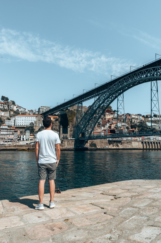 porto bruecke dom luis von unten