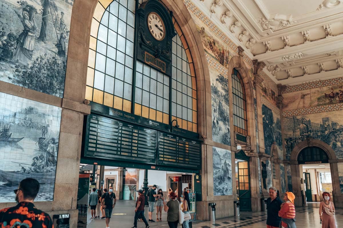 porto estacion sao bento bahnhofshalle