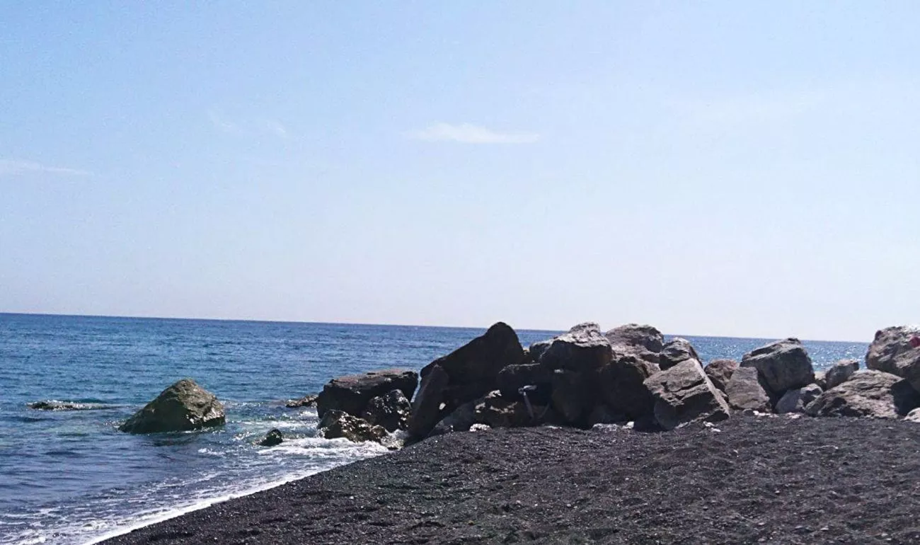 santorini perissa strand Santorini Perissa Strand