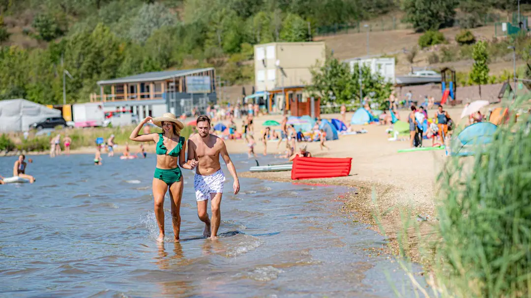 Strand am Geiseltalsee