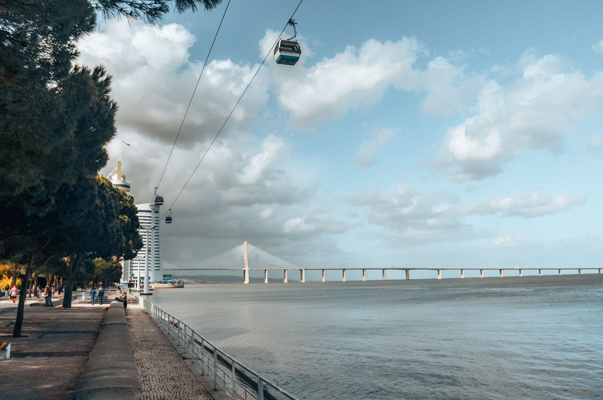 Lissabon Parque das Nações seilbahn