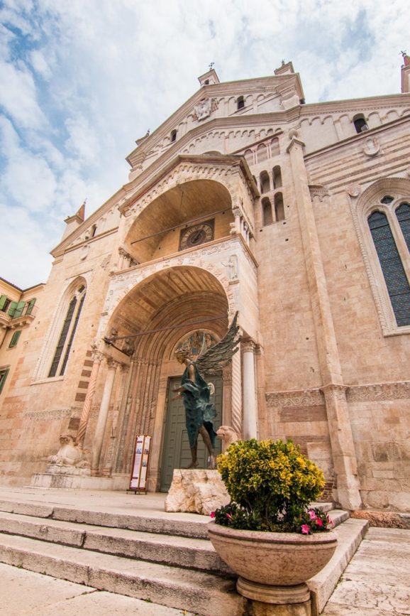 verona Haupteingang Cattedrale di Santa Maria Matricolare