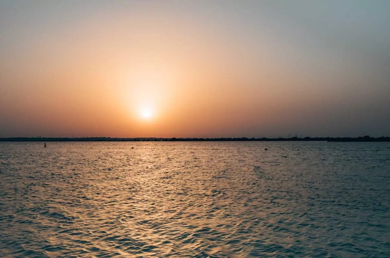 abu dhabi sonnenuntergang 5 Abu Dhabi Sehenswürdigkeiten