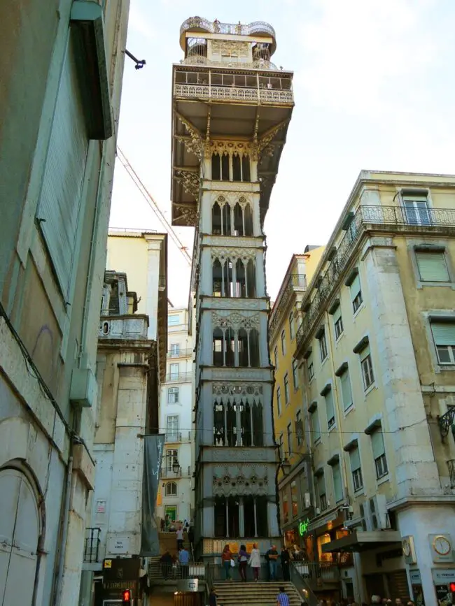 lissabon Elevador de Santa Justa