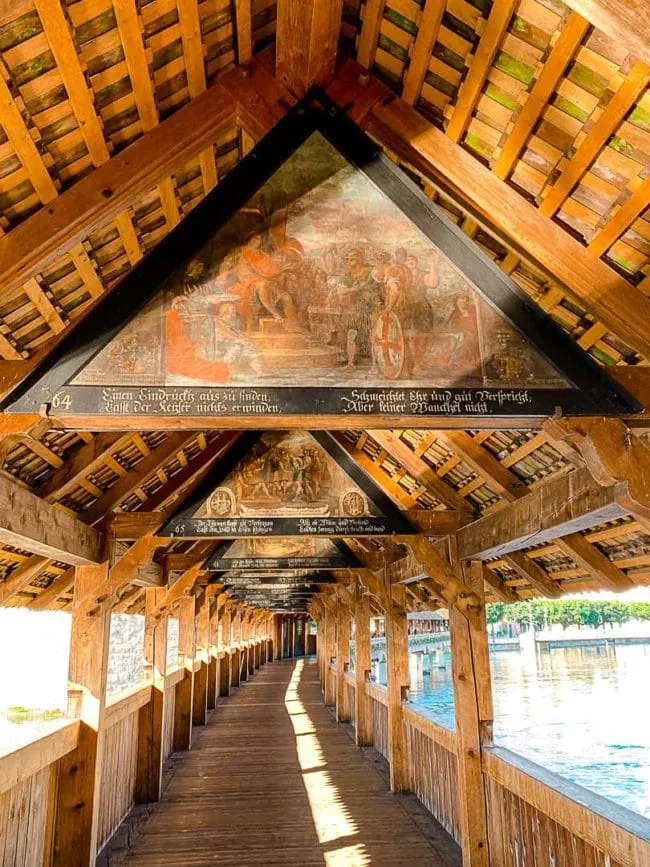 Luzern Bilderzyklus Kapellbrücke
