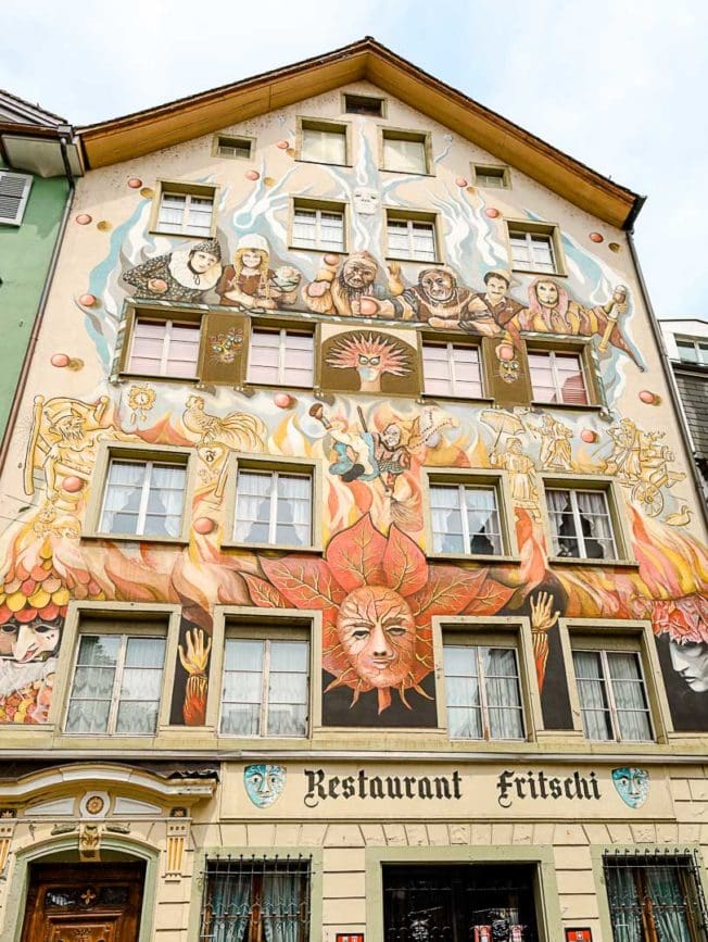Luzern Fassadenmalerei