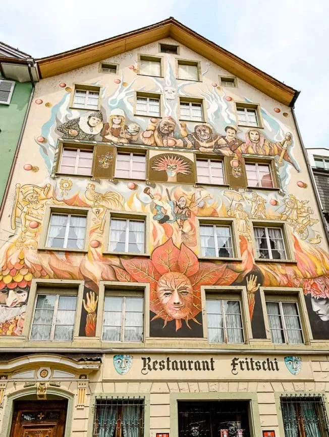 Luzern Fassadenmalerei
